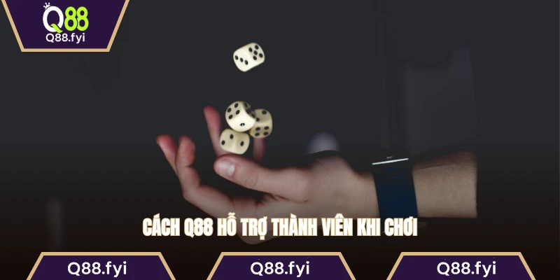 Cách Q88 hỗ trợ thành viên khi chơi