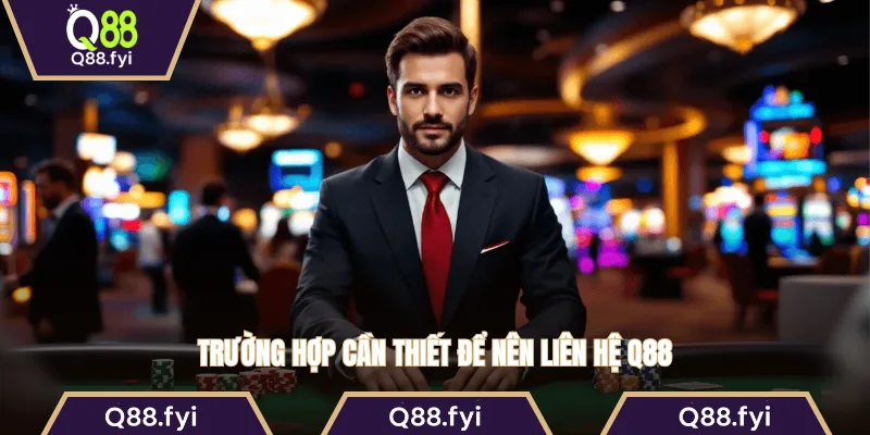 Trường hợp cần thiết để nên liên hệ Q88